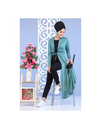 Robe longue zippée à capuche pour femme (Plusieurs couleurs disponibles) 