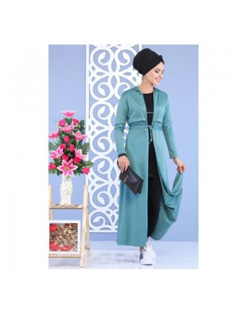 Robe longue zippée à capuche pour femme (Plusieurs couleurs disponibles) 