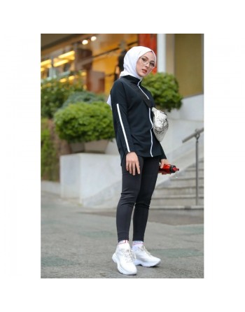 Haut Sportswear - Tunique sport à bandes pour femme (Plusieurs couleurs disponibles) 