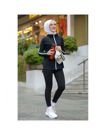Haut Sportswear - Tunique sport à bandes pour femme (Plusieurs couleurs disponibles) 