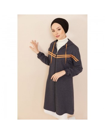 Veste Cardigan style décontracté (Vêtement moderne) - Couleur bleu marine 