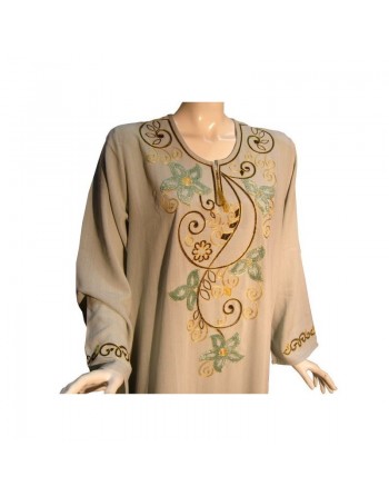 Robe Leyla verte kaki (Taille XL) 