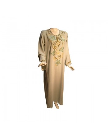 Robe Leyla verte kaki (Taille XL) 