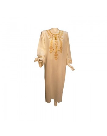 Robe Leyla couleur blanc cassé (taille L) 
