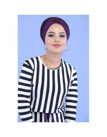 Robe longue pas cher style décontracté à rayures noires pour femme 