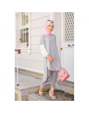 Tunique pour femme à rayures noires 