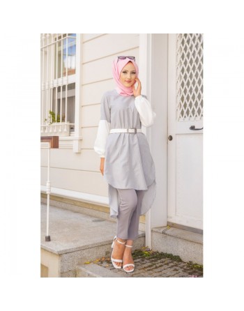 Tunique pour femme à rayures noires 