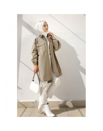 Chemise-Tunique ample pour femme (Mode modeste France) - Plusieurs couleurs disponibles 