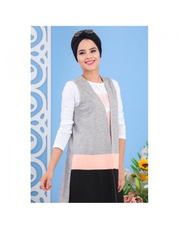 Ensemble 3 pièces sportswear de couleur blanc, rose, gris et noir - Survêtement pour femme 