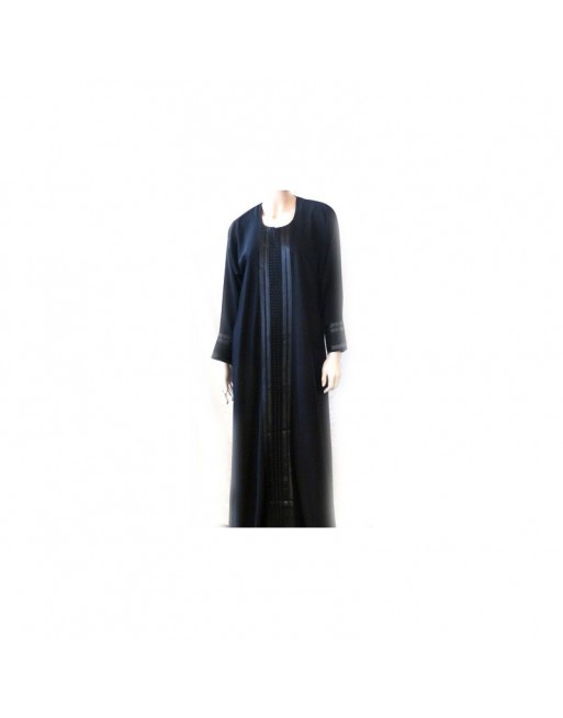 Abaya noire avec foulard assorti Abaya noire avec foulard assorti