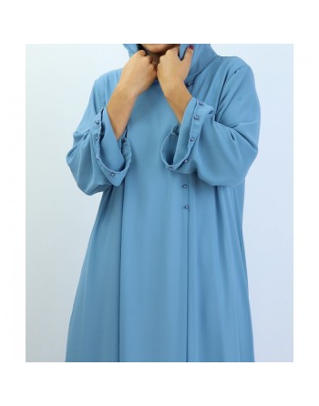 Robes longues et amples fluides à capuche ornées de perles pour femmes (Plusieurs couleurs disponibles) 