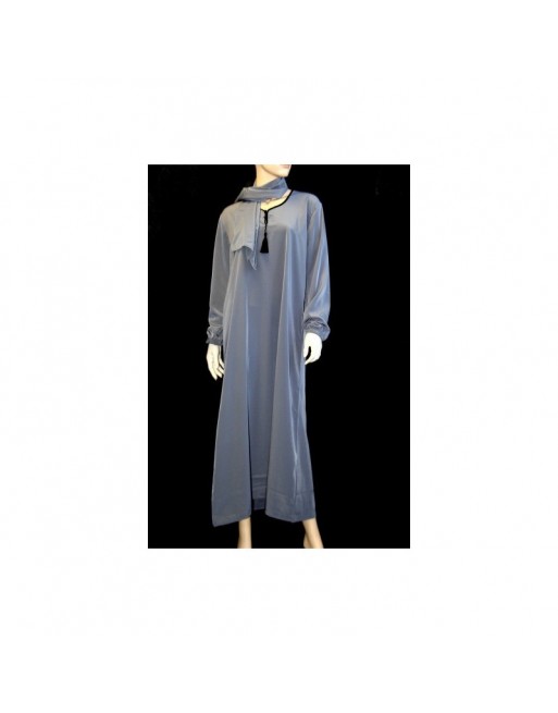 Abaya simple AL HAYA avec manches élastiques (taille XS) Abaya simple AL HAYA avec manches élastiques (taille XS)