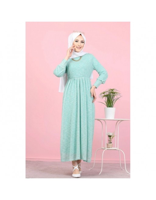 Robe pailleté pour femme (Boutique Vetements mastour en ligne - Grande taille) - Couleur menthe Robe pailleté pour femme (Boutique Vetements mastour en ligne - Grande taille) - Couleur menthe
