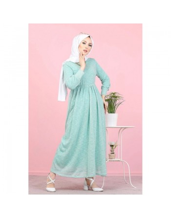 Robe pailleté pour femme (Boutique Vetements mastour en ligne - Grande taille) - Couleur menthe 