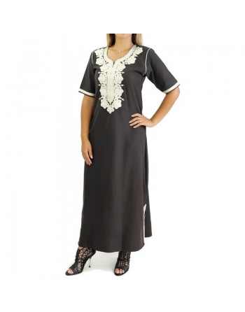 Robe orientale pour femme / Gandoura Marocaine (Plusieurs couleurs disponibles) 