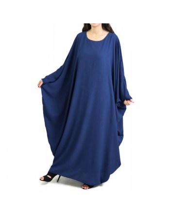 Robe longue papillon évasée avec doublure tissu crêpe (Plusieurs couleurs disponibles) 