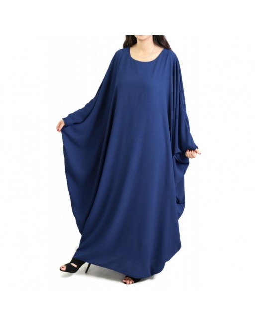 Robe longue papillon évasée avec doublure tissu crêpe (Plusieurs couleurs disponibles) Robe longue papillon évasée avec doublure tissu crêpe (Plusieurs couleurs disponibles)