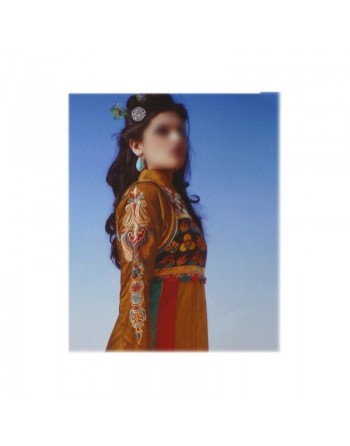 Robe de soirée orientale très longue pour femme 