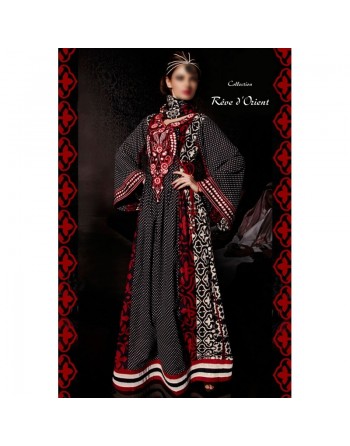 Robe orientale de soirée maxi-longue pour femme 