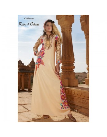 Robe orientale très longue pour femme (Boutique en ligne) 