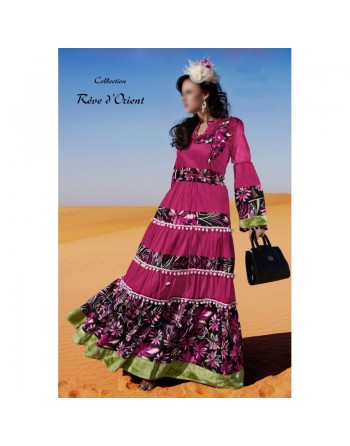 Robe orientale très longue pour femme (Achat en ligne) 