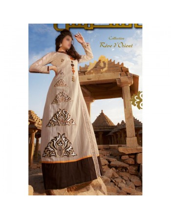 Robe orientale de luxe brodée pour femme 