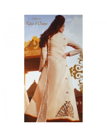 Robe orientale de luxe brodée pour femme 