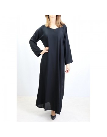Robe Abaya Simple fabriqué aux Emirats Arabes Unis (Plusieurs couleurs disponibles) 