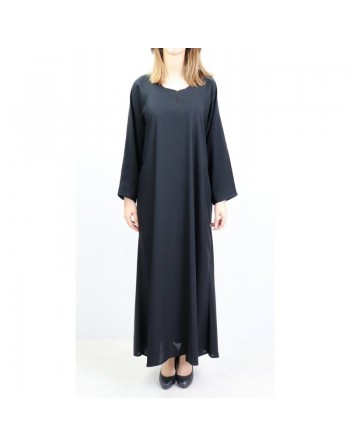 Robe Abaya Simple fabriqué aux Emirats Arabes Unis (Plusieurs couleurs disponibles) 