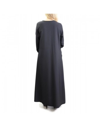 Robe longue ample - Marque Amelis Paris - Couleur Noir 