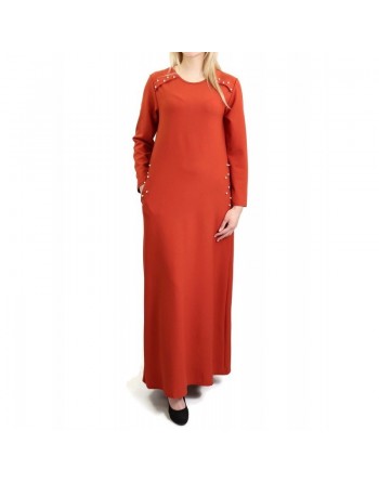 Robe longue perlée - Marque Amelis Paris (Plusieurs couleurs disponibles) 