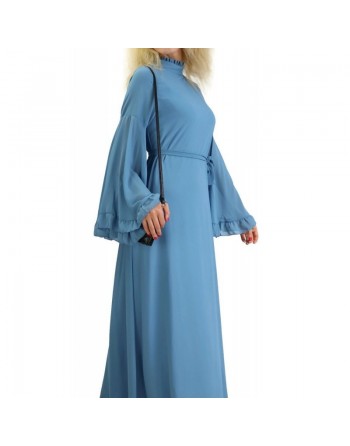 Robe longue effet mousseline (Plusieurs couleurs disponibles) 