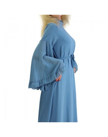 Robe longue effet mousseline (Plusieurs couleurs disponibles) 