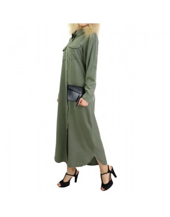Robe chemise longue femme (Plusieurs couleurs disponibles) 