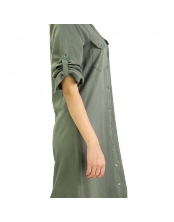 Robe chemise longue femme (Plusieurs couleurs disponibles) 