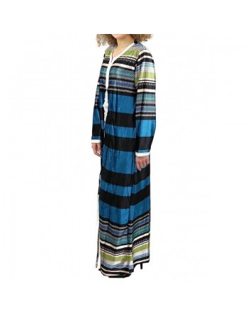 Robe longue à rayures multicolores (Plusieurs couleurs disponibles) 