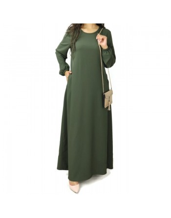Robe longue ample - Marque Amelis Paris (Plusieurs couleurs disponibles) 