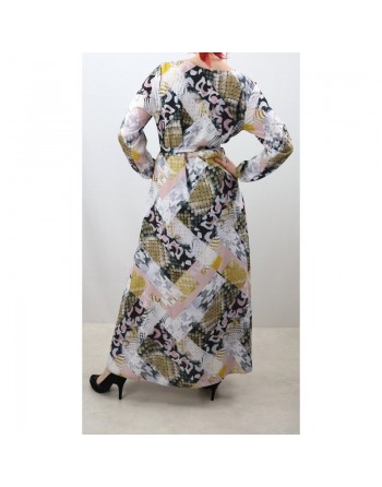 Robe longue fleurie 
