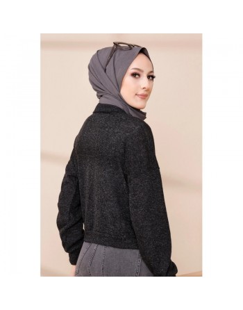 Gilet Cardigan pour femme - Couleur noir 