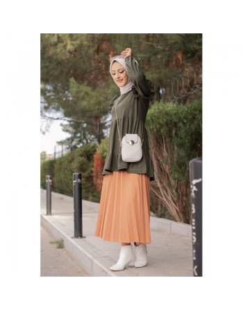 Tunique ample pour femme (Vetement hijab pas cher) - Couleur Kaki 