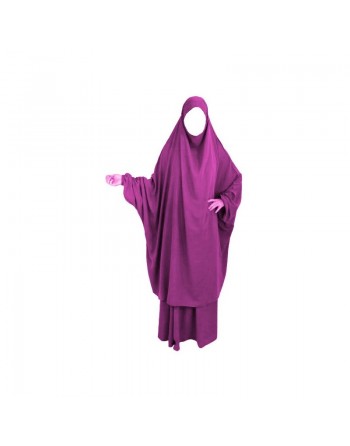 Jilbab adulte 2 pièces - Cape + Jupe évasée - (jilbeb femme - plusieurs couleurs disponibles ) 