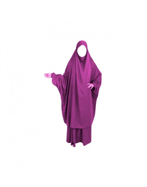 Jilbab adulte 2 pièces - Cape + Jupe évasée - (jilbeb femme - plusieurs couleurs disponibles ) Jilbab adulte 2 pièces - Cape + Jupe évasée - (jilbeb femme - plusieurs couleurs disponibles )