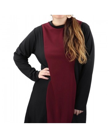Tunique bi-color pour femme (Plusieurs couleurs disponibles) 