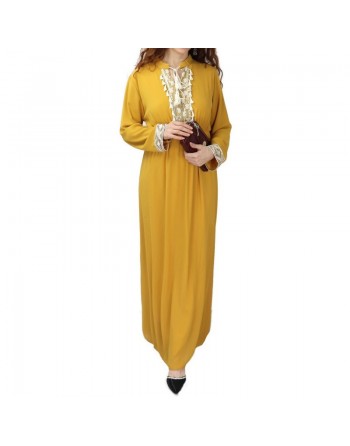 Robe fluide pour femme avec strass et pompons (Plusieurs couleurs disponibles) 