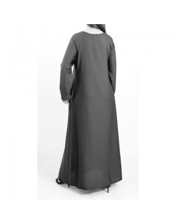 Robe longue ample évasée - Marque Amelis Paris - Couleur noire 