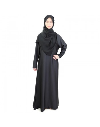 Robe longue ample couleur bleu noire - Marque Amelis Paris - Vêtement Mastour Femme 