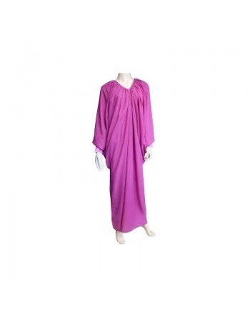 Robe Abaya ample papillon pour femme - Taille standard - Couleur Fuchsia 