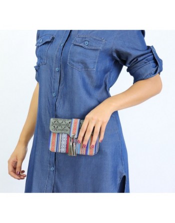 Chemise avec poches latérales de couleur Bleu Jean 