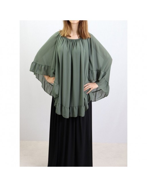 Poncho Crochet Chauve-Souris (Plusieurs couleurs de ponchos disponibles) Poncho Crochet Chauve-Souris (Plusieurs couleurs de ponchos disponibles)