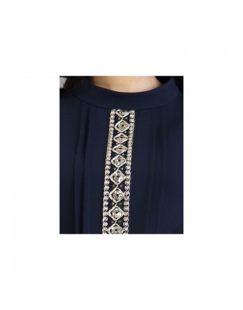 Tunique avec décoration dorée - Taille Standard - (Plusieurs couleurs disponibles) 
